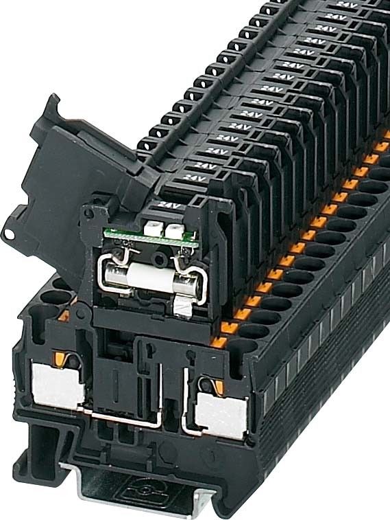 Sicherungsreihenklemme PT4-HESILED 60(5x20)