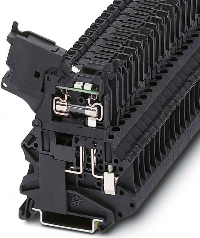 Sicherungsreihenklemme UT 4-HESILED 24-P/P