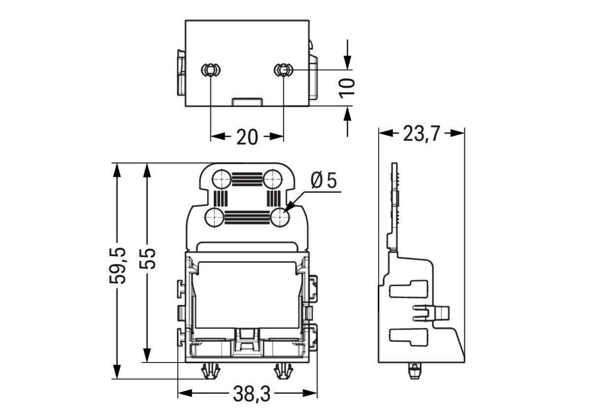Befestigungsadapter 221-529/000-053
