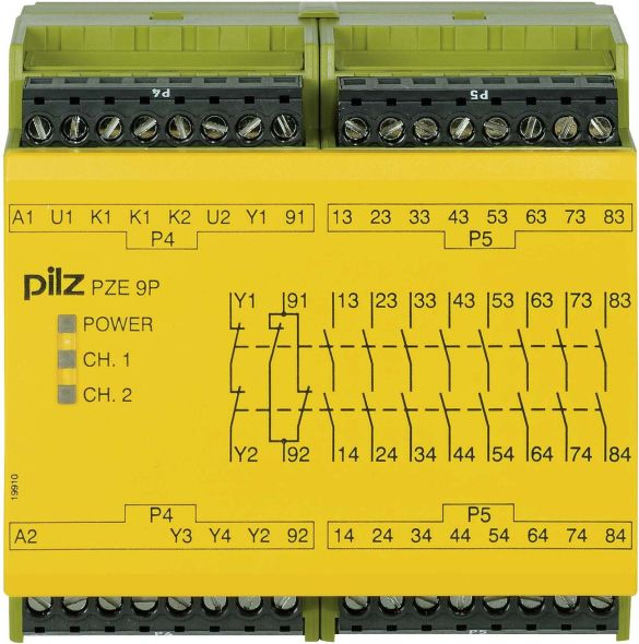 Kontakterweiterungsblock PZE 9P #777140 Kontakterweiterungsblock PZE 9P #777140