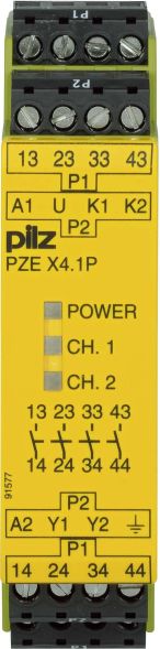 Kontakterweiterungsblock PZE X4.1P #777588