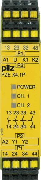 Kontakterweiterungsblock PZE X4.1P C #787587 Kontakterweiterungsblock PZE X4.1P C #787587
