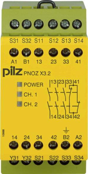 Not-Aus-Schaltgerät PNOZ X3.2 #774309 Not-Aus-Schaltgerät PNOZ X3.2 #774309