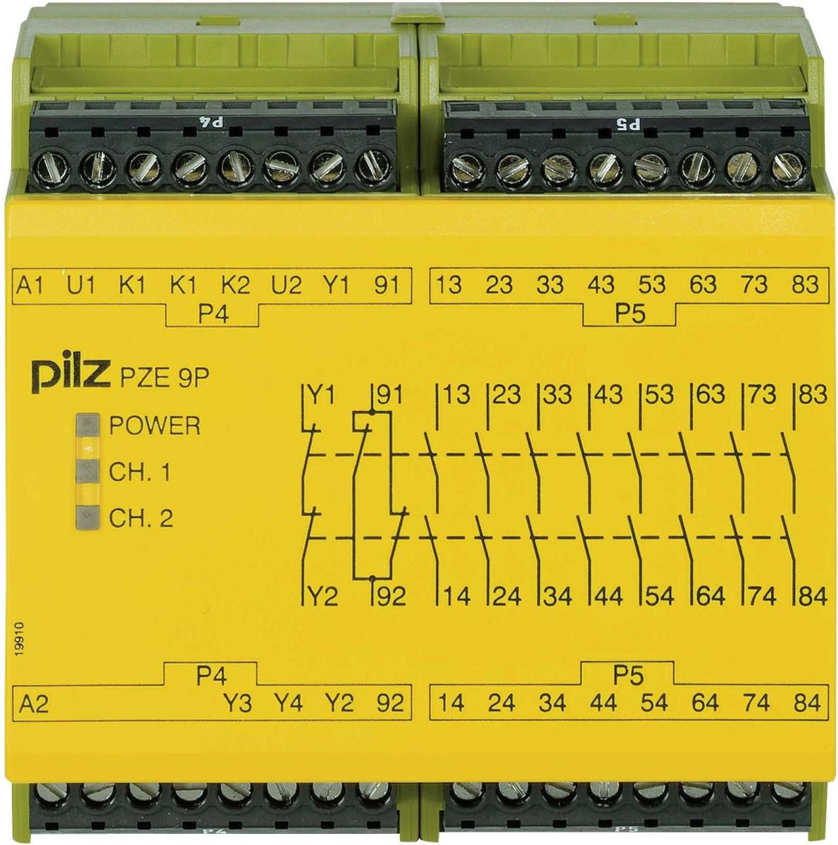 Kontakterweiterungsblock PZE 9P #777140 Kontakterweiterungsblock PZE 9P #777140