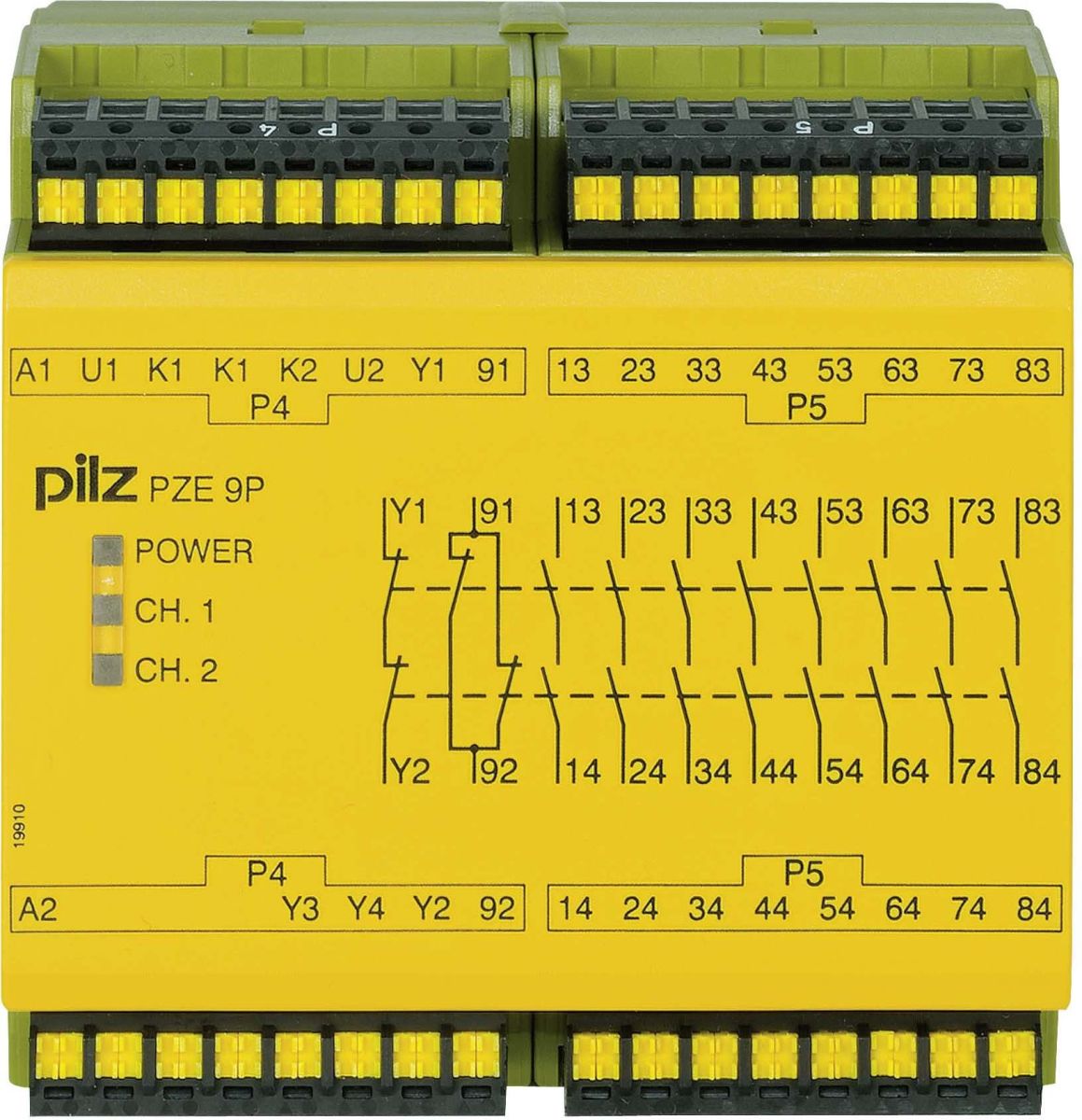 Kontakterweiterungsblock PZE 9P #787140