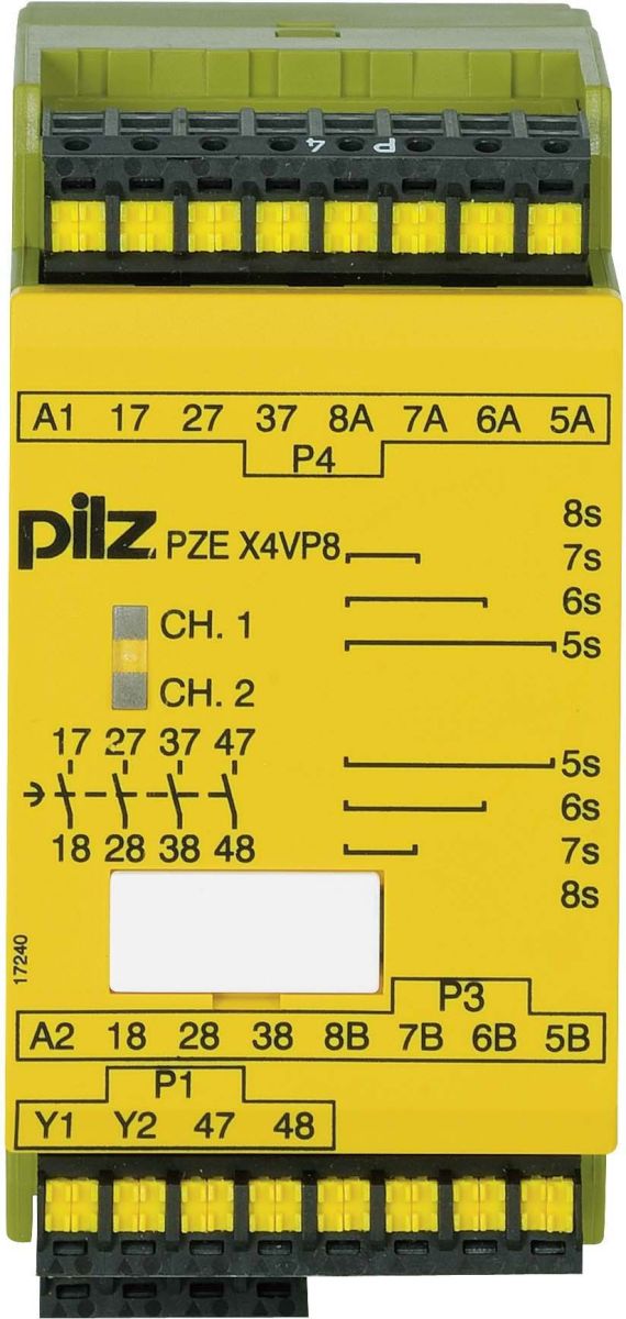 Kontakterweiterungsblock PZE X4VP8 C #787584 Kontakterweiterungsblock PZE X4VP8 C #787584