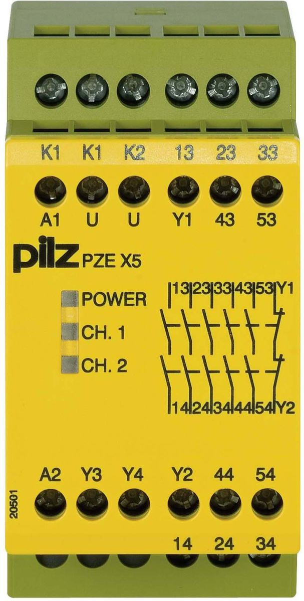 Kontakterweiterungsblock PZE X5 #774595