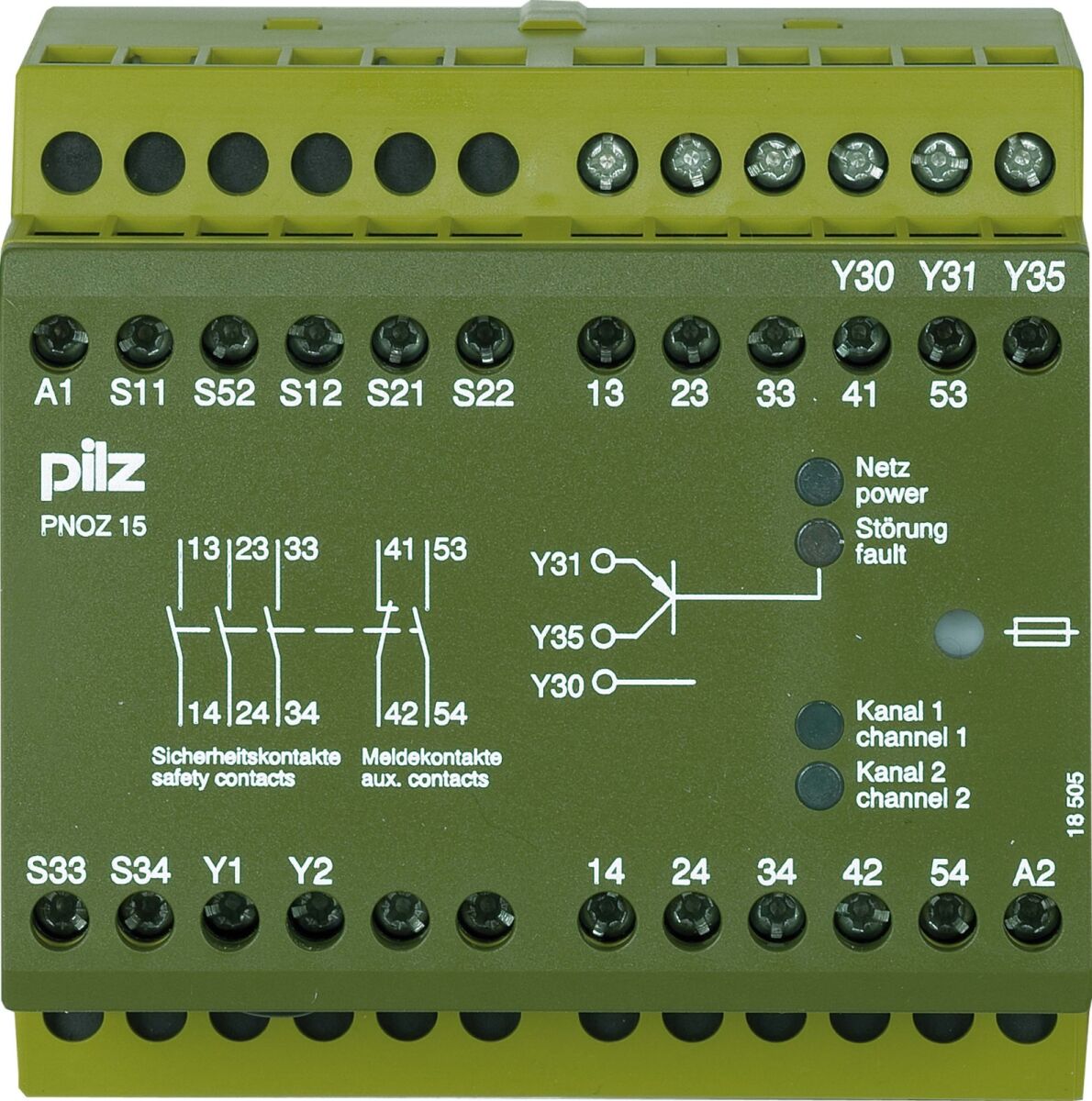 Not-Aus-Schaltgerät PNOZ 15 #774050
