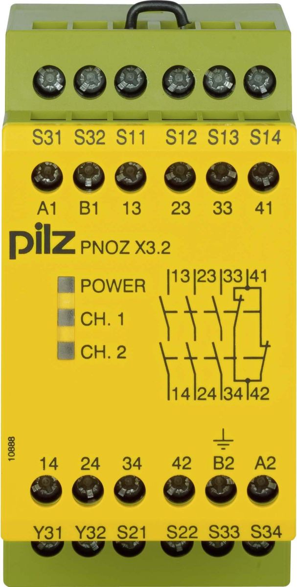 Not-Aus-Schaltgerät PNOZ X3.2 #774309 Not-Aus-Schaltgerät PNOZ X3.2 #774309