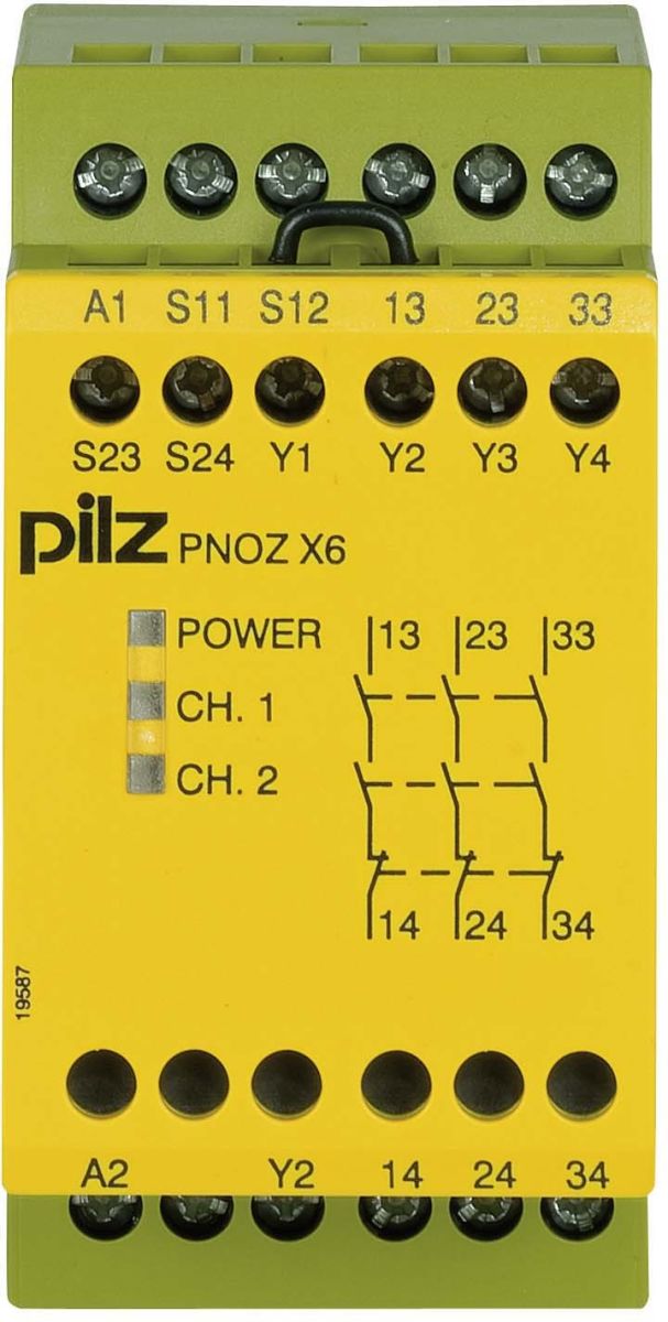 Not-Aus-Schaltgerät PNOZ X6 #774729 Not-Aus-Schaltgerät PNOZ X6 #774729