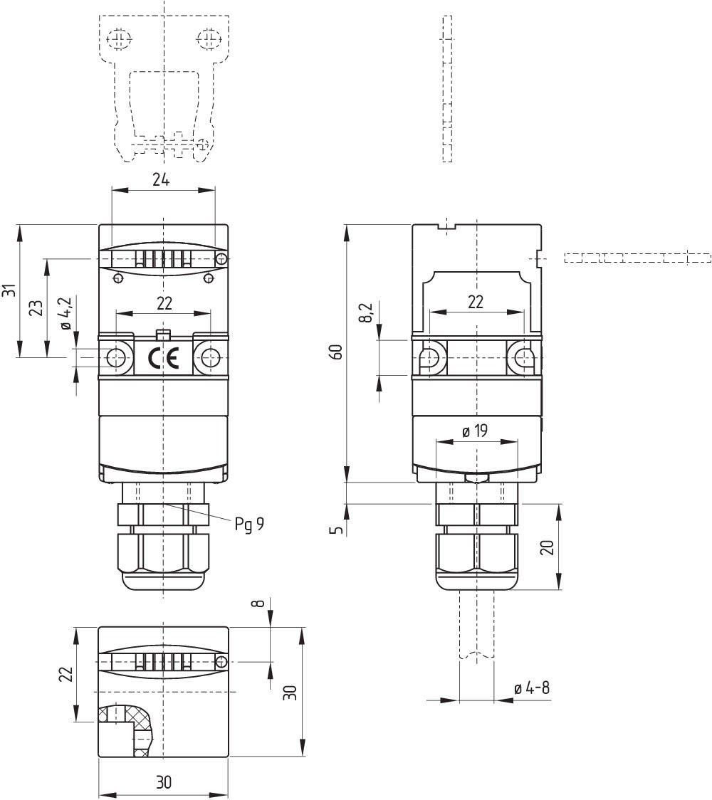 Schutztürüberwachung AZ 17-11ZRI B5