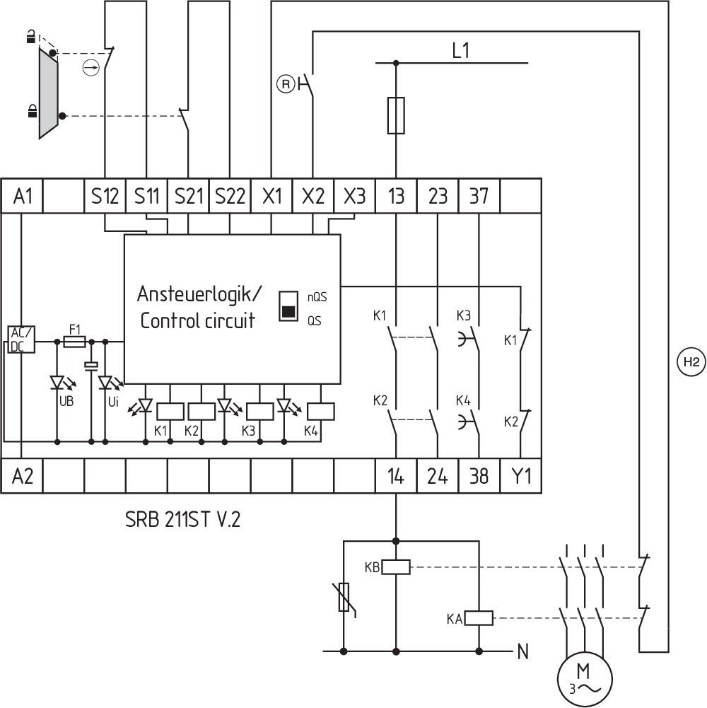 Sicherheits-Relaisbaustein SRB211ST (V2)