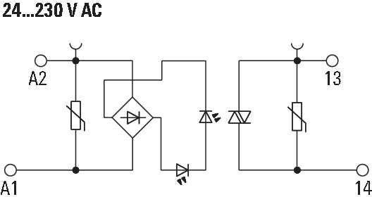 Solid-State-Relais TOP120VAC/230VAC0,1A