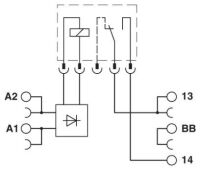 Relaissockel PLC-BPT- 24UC/ 1/ACT