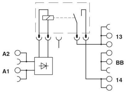 PLC-Aktor-Grundklemme PLC-BSC-24DC/1IC/ACT