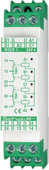 Vierfachrelais RQS 1 (24V UC) Vierfachrelais RQS 1 (24V UC)
