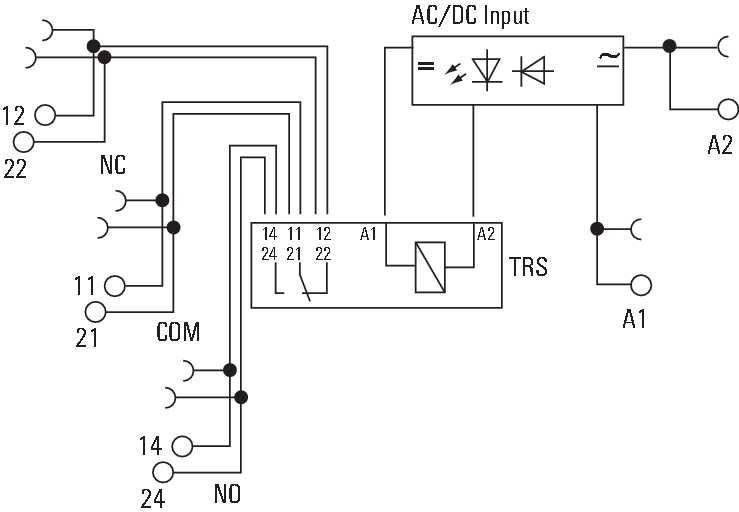 Schaltrelais TRS 230VUC 2CO