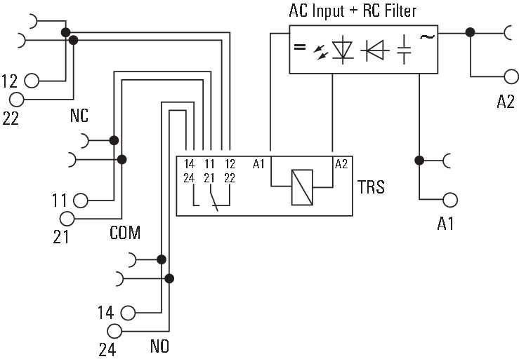 Schaltrelais TRZ 230VAC RC 2CO
