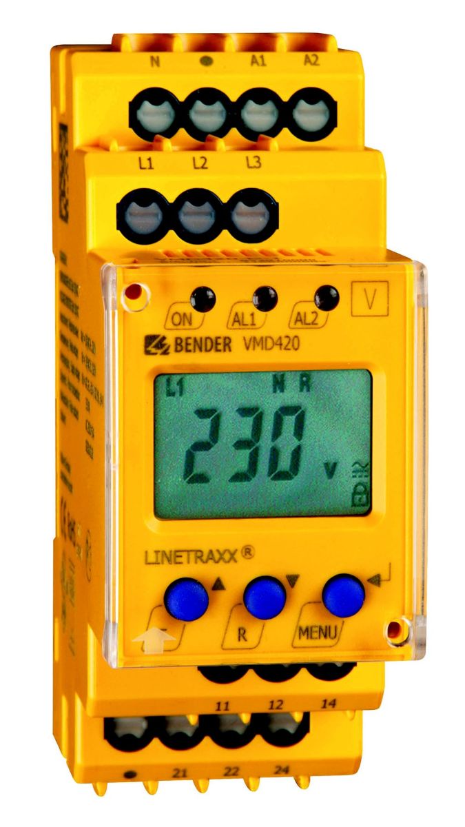Spannungsrelais VMD420-D-1 15-460Hz