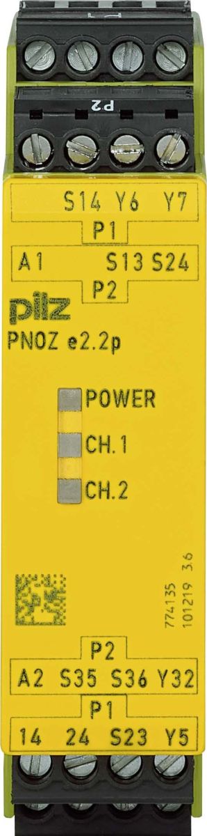 Zweihandsicherheitsrelais PNOZ e2.2p #774135 Zweihandsicherheitsrelais PNOZ e2.2p #774135