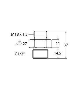 Einschraubadapter FAA-80-1.4571