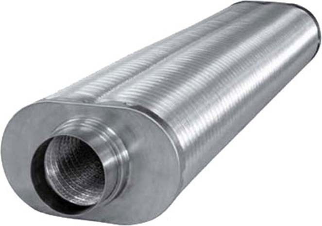 Flacher Ovalschalldämpfer RSOF 10/100
