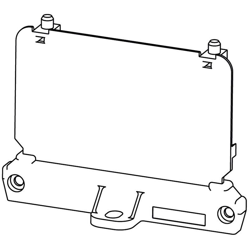 Abschlussplatte IP20 PA66 AP 86 D OR Abschlussplatte IP20 PA66 AP 86 D OR
