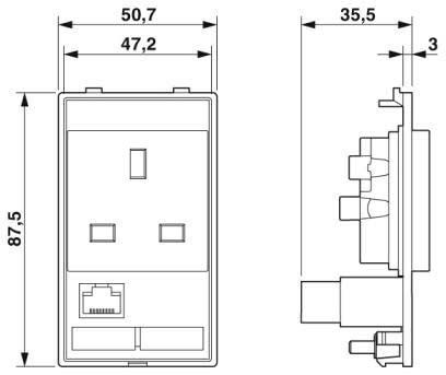 Datenfrontplatte VSFPSDGBRJ456ABUBU