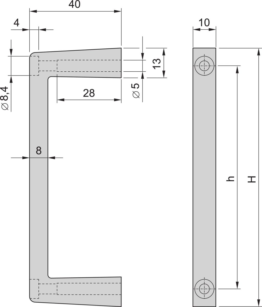 Frontgriffe 3HE 20860258 (VE2)