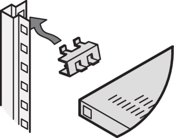 Einhängewinkel 22114349(VE4) Einhängewinkel 22114349(VE4)