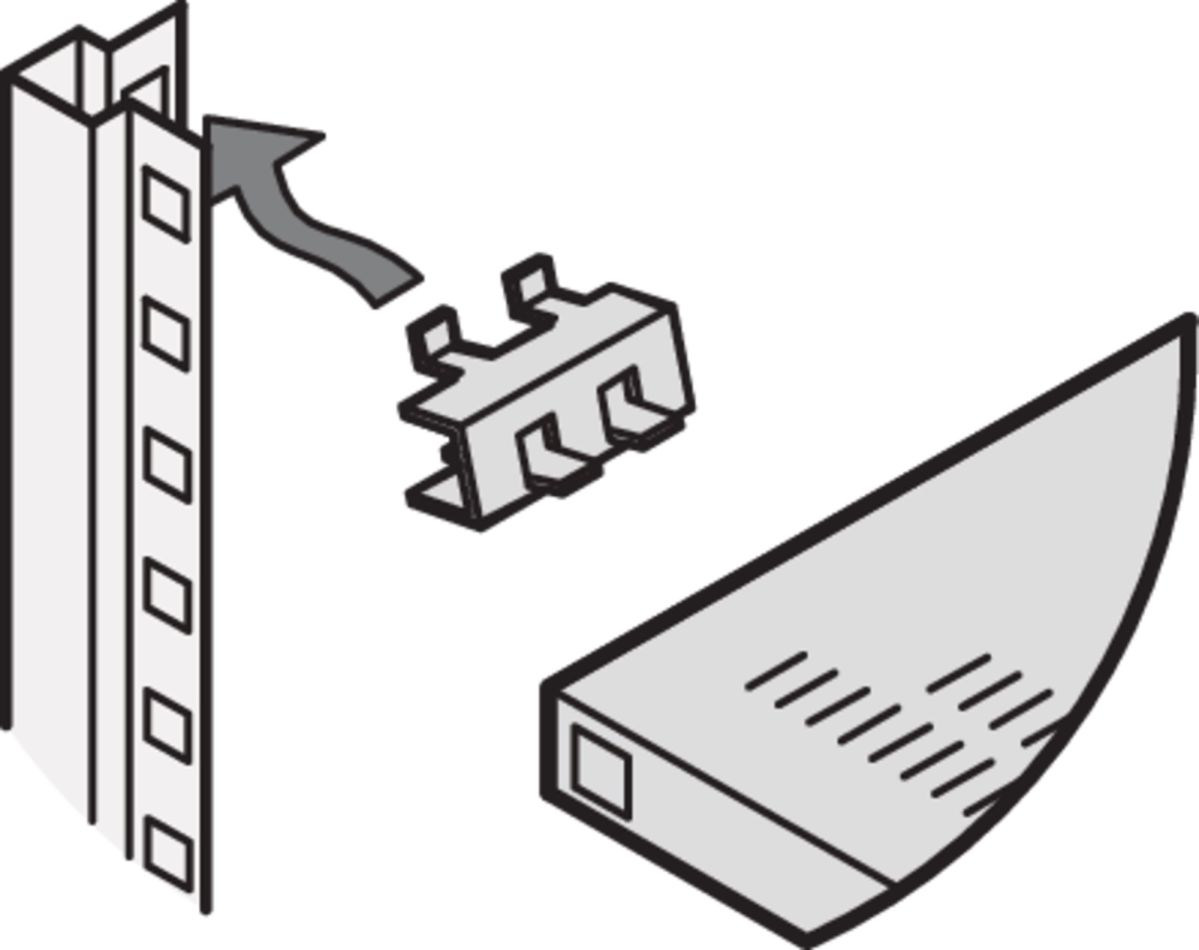 Einhängewinkel 22114349(VE4) Einhängewinkel 22114349(VE4)