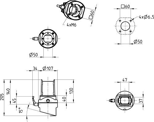 Neigungskupplung 1015300014 Neigungskupplung 1015300014