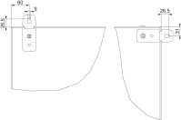 Wandbefestigungslasche NSYSMWFIX