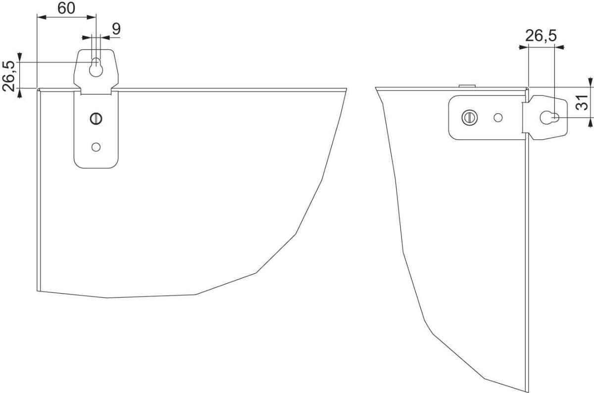 Wandbefestigungslasche NSYSMWFIX