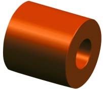 Cu-Distanzrolle ZX652 Cu-Distanzrolle ZX652