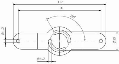Montagefuß IE-CD-MA