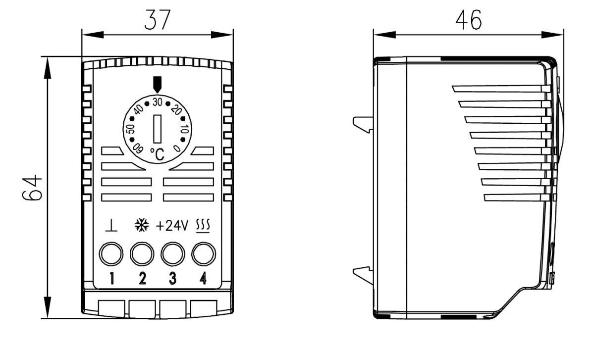 Schaltschrankthermostat CTRRS-161.000/06