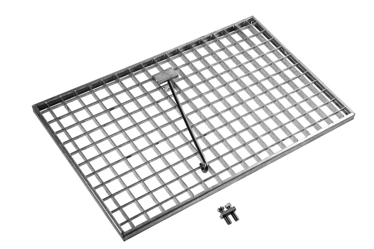 Bodenrost-Stahlblech Set 90266