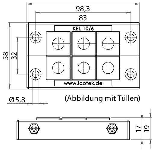 Schnittstellenplatte 9806000153 Schnittstellenplatte 9806000153