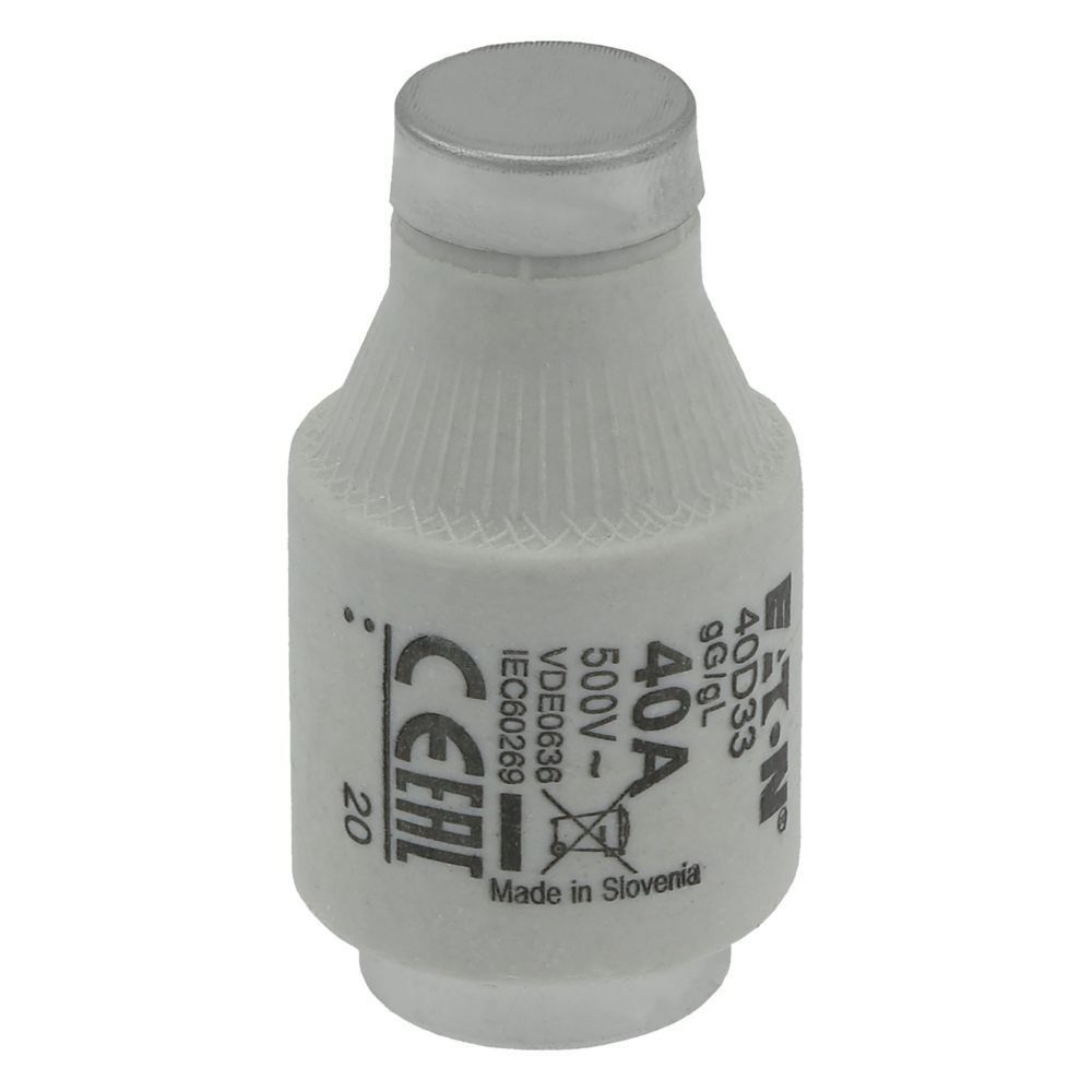 Sicherungseinsatz Nieders. FUSE 40A D#40D33