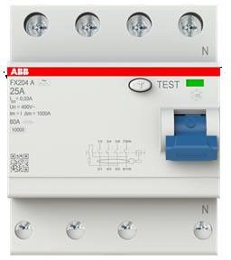 FI-Schutzschalter FX204 A-25/0.03 FI-Schutzschalter FX204 A-25/0.03