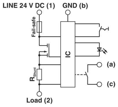 Geräteschutzschalter CB E1 24DC/8A NO P Geräteschutzschalter CB E1 24DC/8A NO P