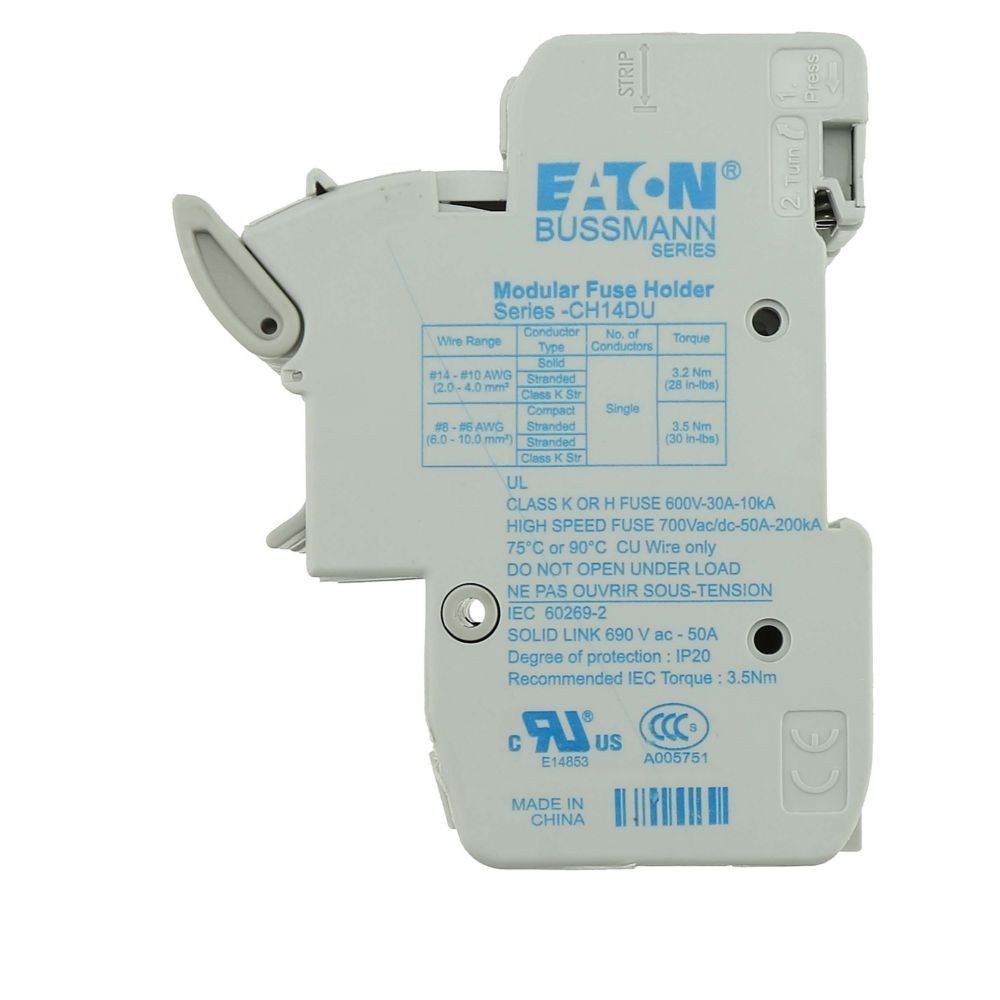 Sicherungshalter Niedersp. 1 POLE 14X#CH141DNU