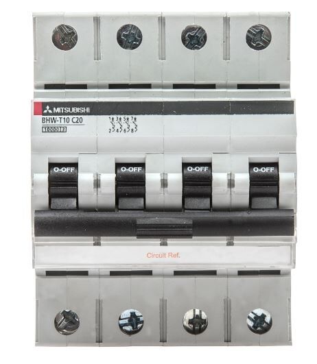 Sicherungsautomat BHW-T10 4P Type C 5A Sicherungsautomat BHW-T10 4P Type C 5A