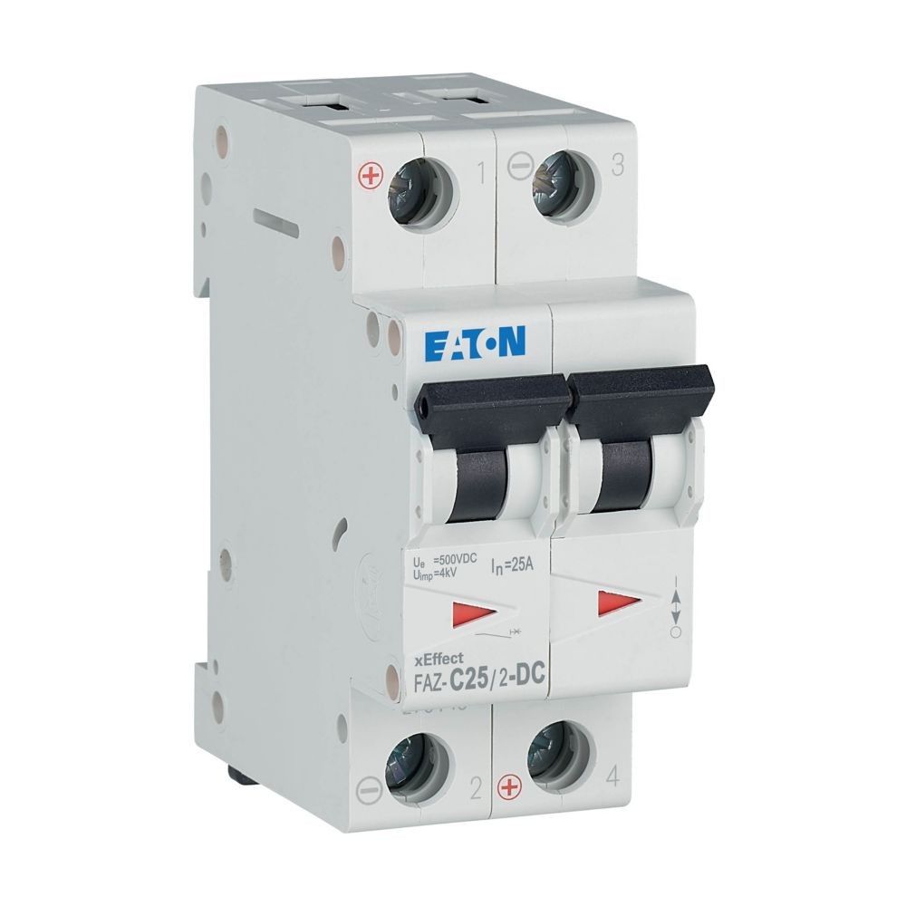 Leitungsschutzschalter 2p. FAZ-C25/2-DC