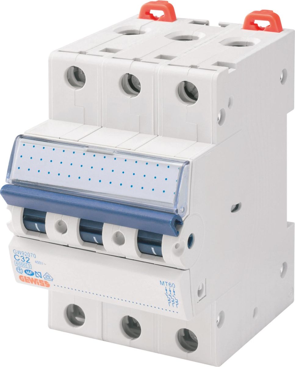 Leitungsschutzschalter GW92666 C-10A 3-polig 10kA Leitungsschutzschalter GW92666 C-10A 3-polig 10kA