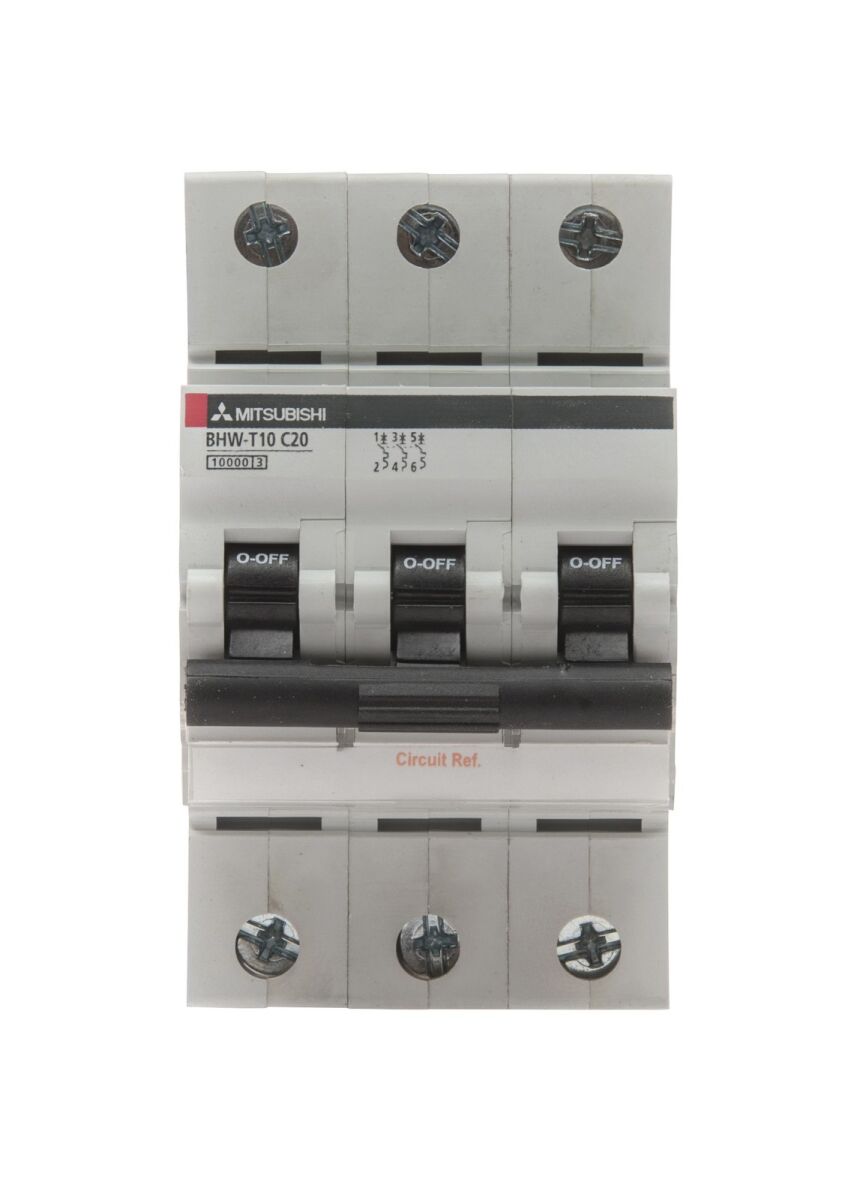 Sicherungsautomat BHW-T10 3P Type C 3A