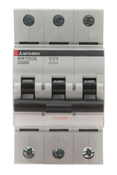 Sicherungsautomat BHW-T10 3P Type D 1A
