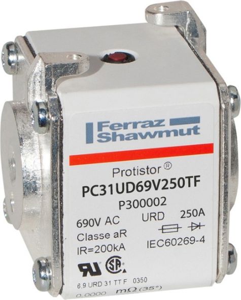 Sicherungseinsatz aR PC31UD69V250TF Sicherungseinsatz aR PC31UD69V250TF