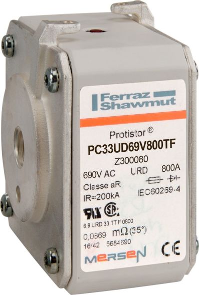 Sicherungseinsatz aR PC33UD69V800TF Sicherungseinsatz aR PC33UD69V800TF